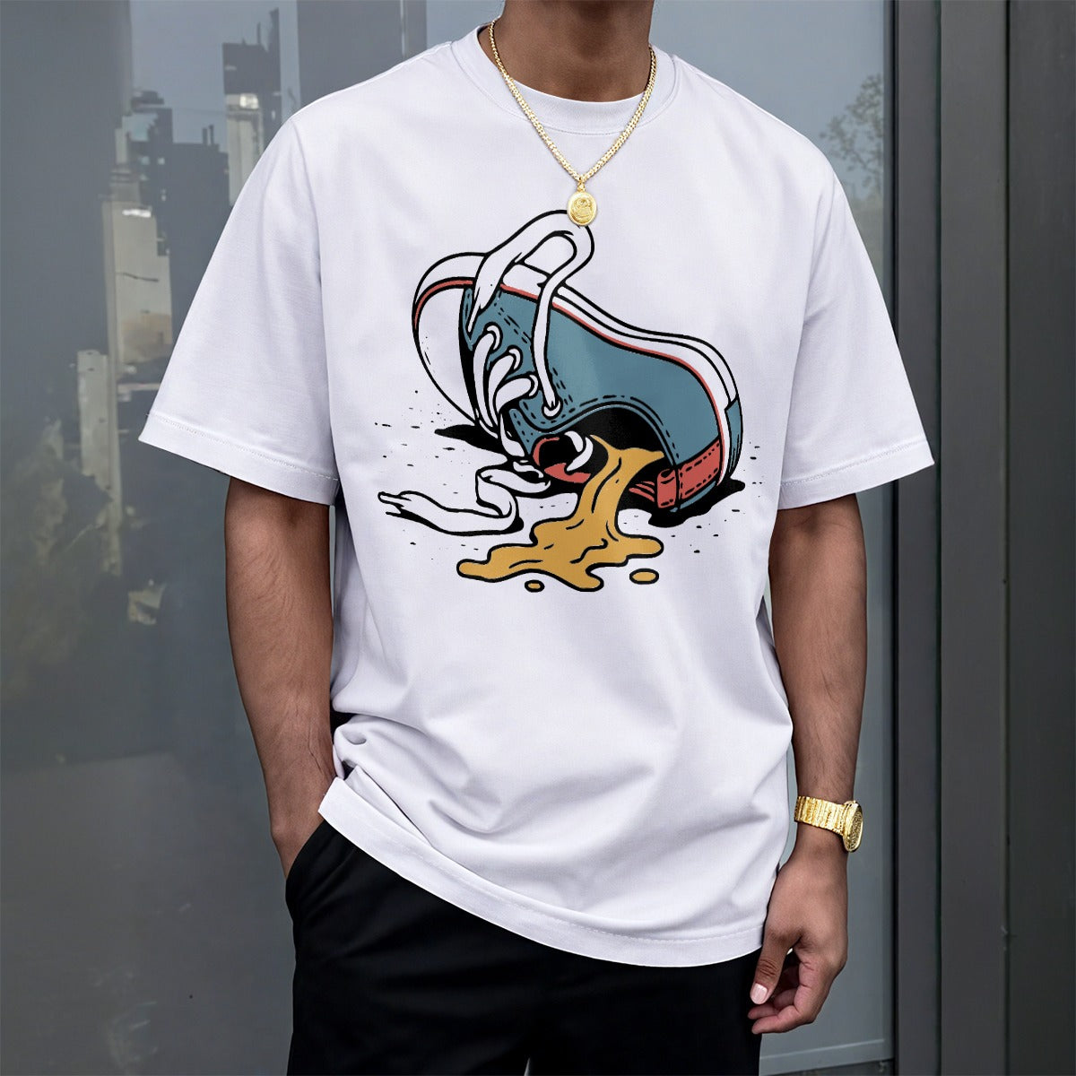 SHOEY DROP-SHOULDER T-SHIRT