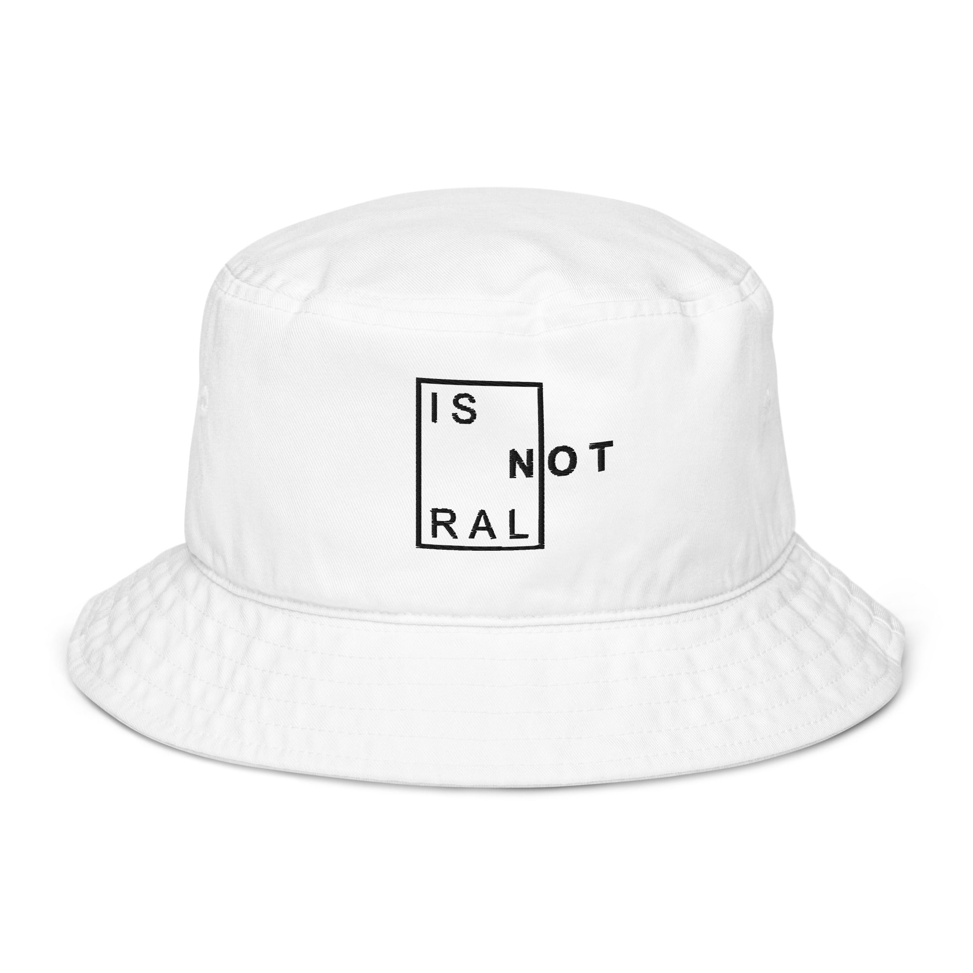 IS NOT RAL CLASSIC WHITE BUCKET HAT